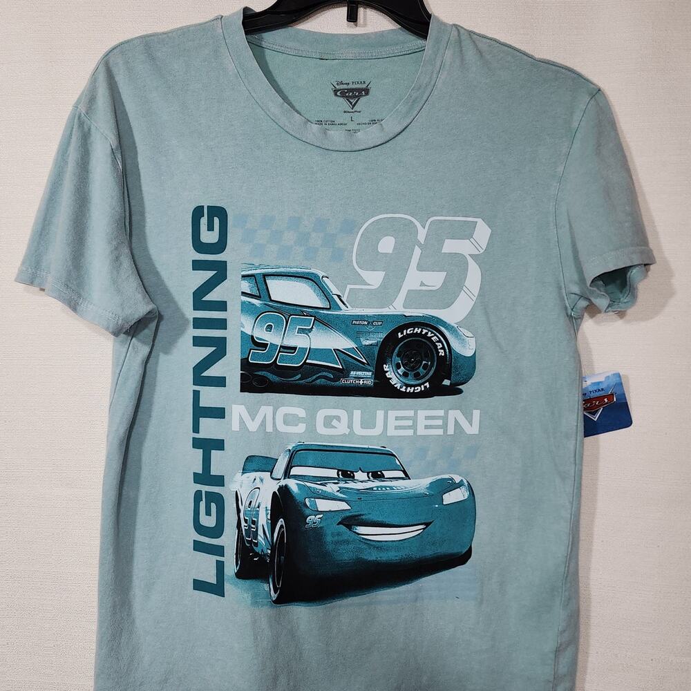 Lighting McQueen 95 women Large shirt NWT